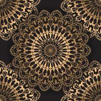 design de fundo de mandala de luxo moderno em vetor, fundo de mandala de luxo com estilo ornamental de padrão arabesco dourado vetor