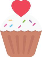 ilustração vetorial de cupcake em ícones de símbolos.vector de qualidade background.premium para conceito e design gráfico. vetor