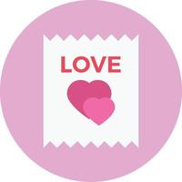 ilustração vetorial de carta de amor em ícones de símbolos.vector de qualidade background.premium para conceito e design gráfico. vetor