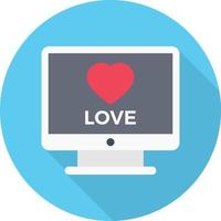 ilustração vetorial de amor on-line em ícones de símbolos.vector de qualidade background.premium para conceito e design gráfico. vetor