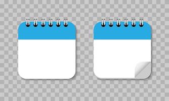 ícone de design plano de lembrete de calendário vetor