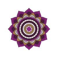 vetor mandala roxa