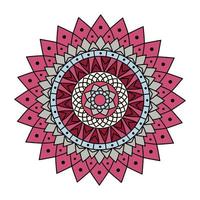 mandala rosa vetor