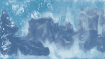arte vetorial em aquarela de tinta de álcool elegante. fundo líquido abstrato da superfície do oceano aquarela vetor