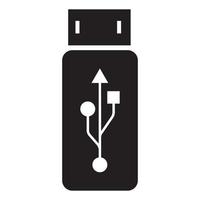 logotipo de transferência de dados usb vetor