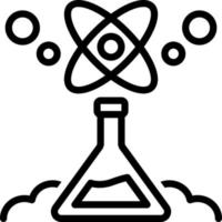 ícone de linha para ciência vetor