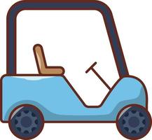 ilustração vetorial de carro de golfe em ícones de símbolos.vector de qualidade background.premium para conceito e design gráfico. vetor