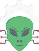 ilustração vetorial alienígena em ícones de símbolos.vector de qualidade background.premium para conceito e design gráfico. vetor