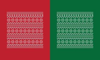 pixel festivo de padrão de camisola de natal vetor