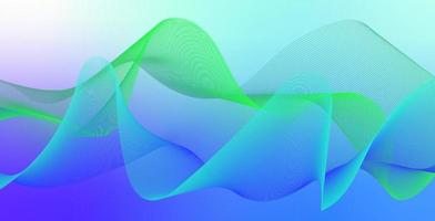 abstrato azul ondulado. linhas onduladas de verde a azul. ilustração em vetor estoque de um fundo abstrato claro com diferentes tons de azul e rosa.