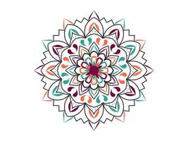 desenho de mandala, desenho de mandala para colorir vetor