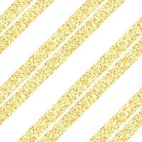 padrão de listras diagonais de glitter dourado vetor