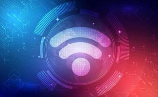 tecnologia digital e rede 4g 5g 6g conexão wi-fi de internet sem fio, banner rosa azul fundo, futuro cibernético futurista, tecnologia de acesso de conexão de rede big data abstrata, ilustração vetorial vetor