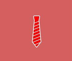 clipart de gravata vermelha vetor