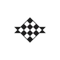 peça de xadrez vetorial definida para design de logotipo. ilustração de peão, torre, cavalo, bispo, rei e rainha vetor