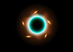 anel buraco negro estrela cosmos rede tecnologia futurista design gráfico abstrato ilustração vetorial vetor