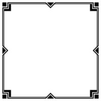 decoração de quadro vetorial, preto e branco, eps 10 vetor