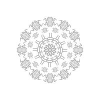 padrão de luxo no fundo. modelo de mandala vetorial. elementos de design. motivos tradicionais turcos e indianos. ótimo para tecido e têxtil, papel de parede, embalagem ou qualquer ideia desejada e design colorido vetor