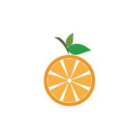 logotipo da fruta laranja vetor