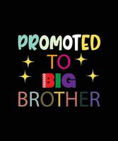 promovido a design de camiseta big brother vetor