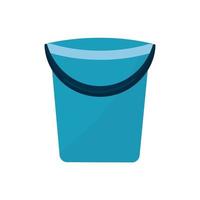 ilustração de balde azul vetor