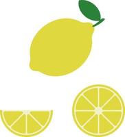limão, ícone vetorial. vetor