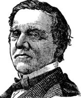 samuel tilden, ilustração vintage vetor