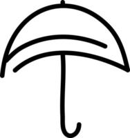 guarda-chuva com listra, ilustração, vetor em um fundo branco
