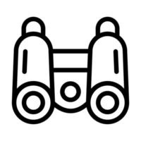 design de ícone de binóculos vetor
