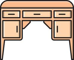 ilustração em vetor mesa gaveta em ícones de uma qualidade background.premium symbols.vector para conceito e design gráfico.