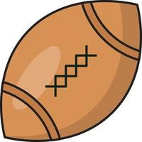ilustração vetorial de rugby em uma qualidade background.premium icons.vector ícones para conceito e design gráfico. vetor