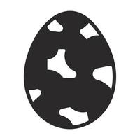ícone de vetor plano de ovo de codorna para aplicativos e sites