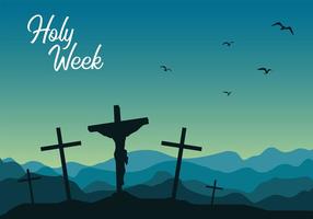 Semana da Semana Santa grátis vetor