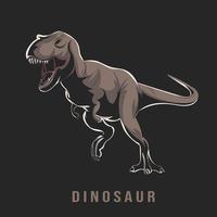 ilustração vetorial de dinossauro vetor