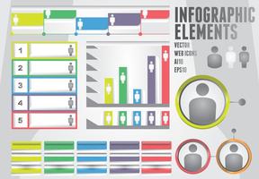 Elementos de informação vetor