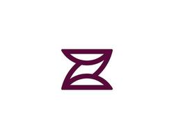 modelo de vetor de design de logotipo z