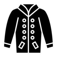 estilo de ícone de jaqueta do time do colégio vetor