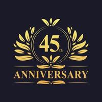 45º aniversário de ouro de 45 anos