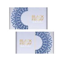 modelo de cartaz de venda de sexta-feira negra padrão vintage de cor bege vetor