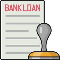 ilustração vetorial de empréstimo bancário em ícones de símbolos.vector de qualidade background.premium para conceito e design gráfico. vetor