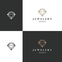 ilustração em vetor modelo de design de ícone de logotipo de joias