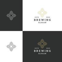 ilustração em vetor modelo de design de ícone de logotipo de cerveja