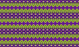 fundo de padrão étnico de batik moderno elegante vetor