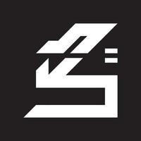 design de logotipo da letra s. ícone e logotipo do vetor corporativo de identidade de marca.