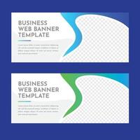 banners de web corporativos de negócios vetor