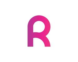 modelo de vetor de design de logotipo r
