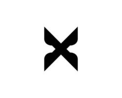 modelo de vetor de design de logotipo x xx