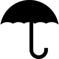 ícone de clipart de sombra de proteção de guarda-chuva de seguro vetor