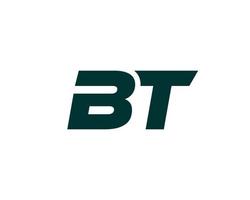 modelo de vetor de design de logotipo bt tb