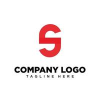 carta de design de logotipo s adequada para empresa, comunidade, logotipos pessoais, logotipos de marca vetor